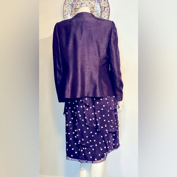 SOLD Jacques Vert designer cocktail dress. Size 12 - Picture 3 of 8